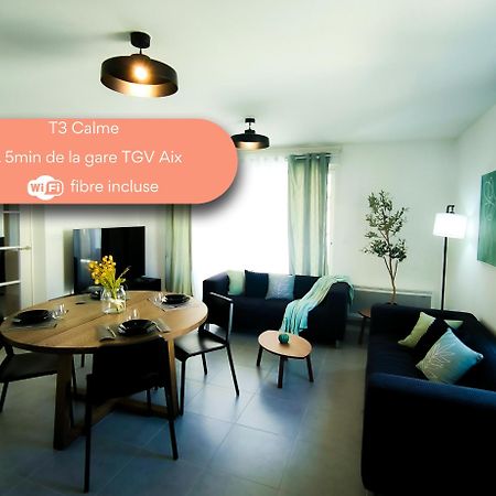 Ferienwohnung L'Instant Aixois T3 Situe A Aix La Duranne Aix-en-Provence Exterior foto